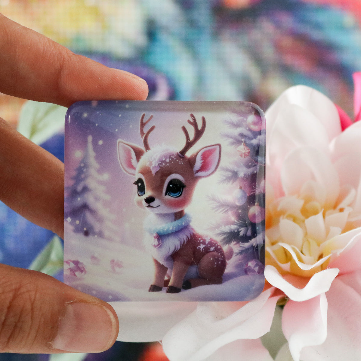 Diamond Painting Magnet (Cover Minder) „ Christmas-Fia“MCM109