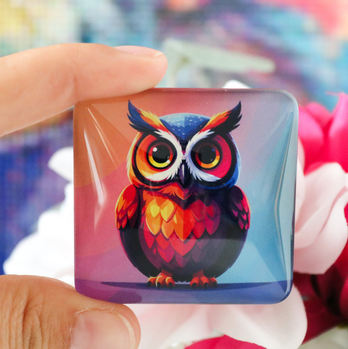 Diamond Painting Magnet (Cover Minder) „Buhu“MCM110
