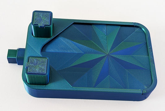 Diamond Painting "Schiffchen Blue green" Zubehör