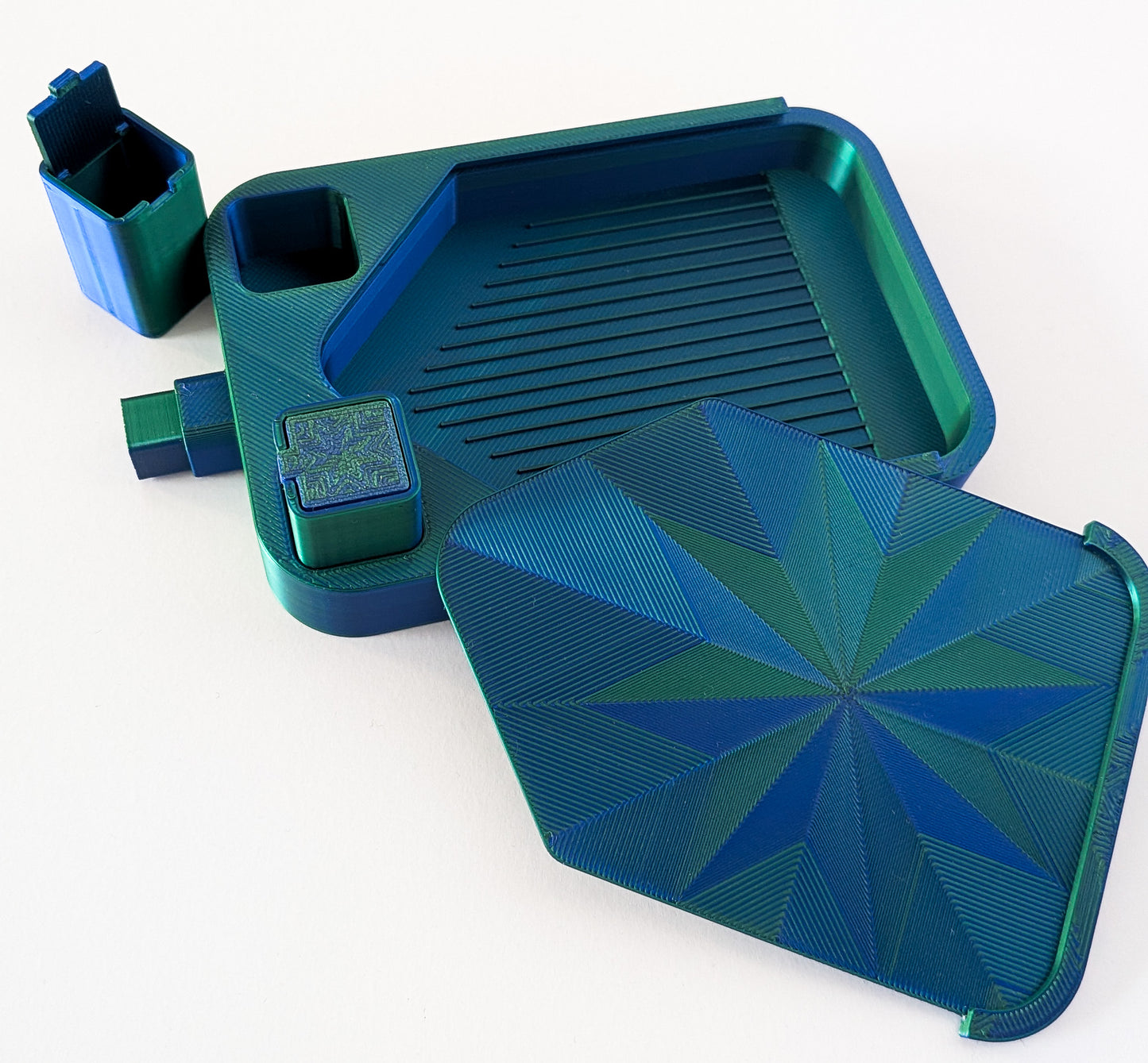 Diamond Painting "Schiffchen Blue green" Zubehör