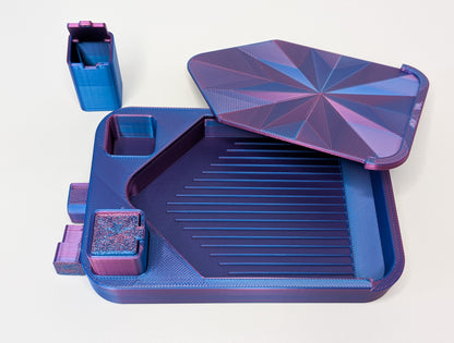 Diamond Painting "Schiffchen- Blue purple" Zubehör