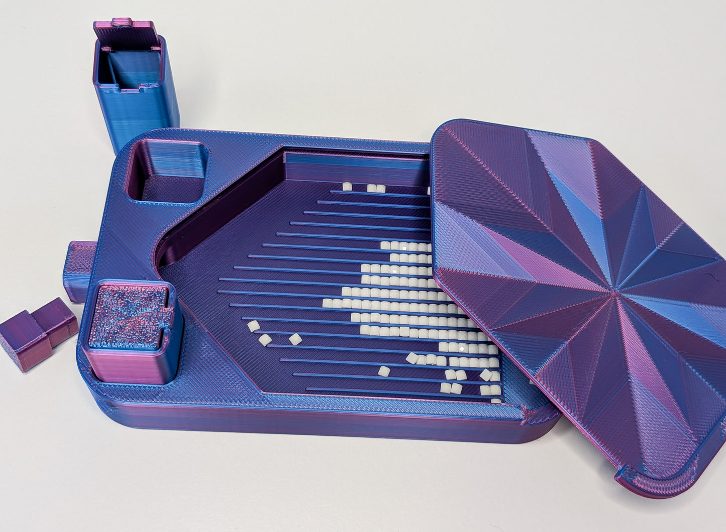 Diamond Painting "Schiffchen- Blue purple" Zubehör