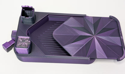 Diamond Painting "Schiffchen Black purple" Zubehör