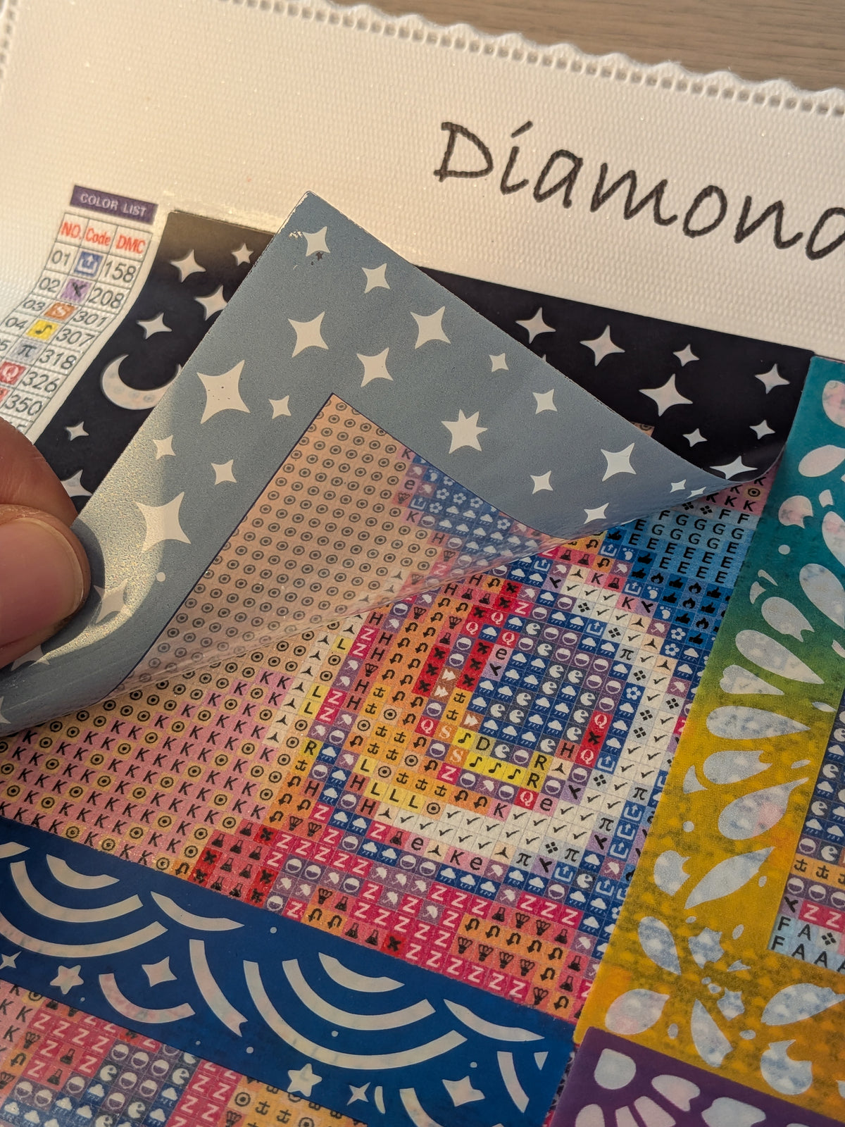Diamond Painting "Cover Paper schwarz" Z44