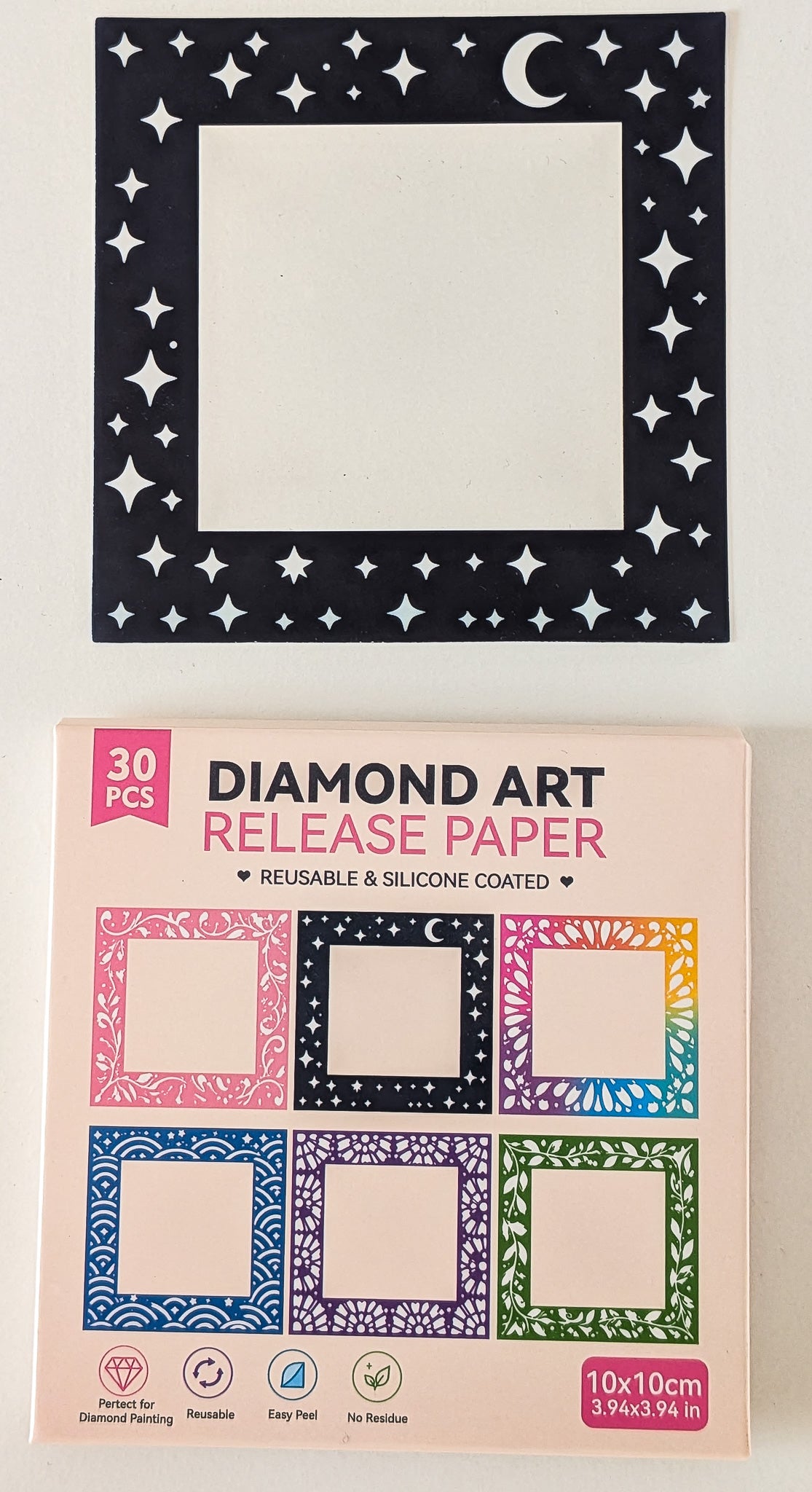 Diamond Painting "Cover Paper schwarz" Z44