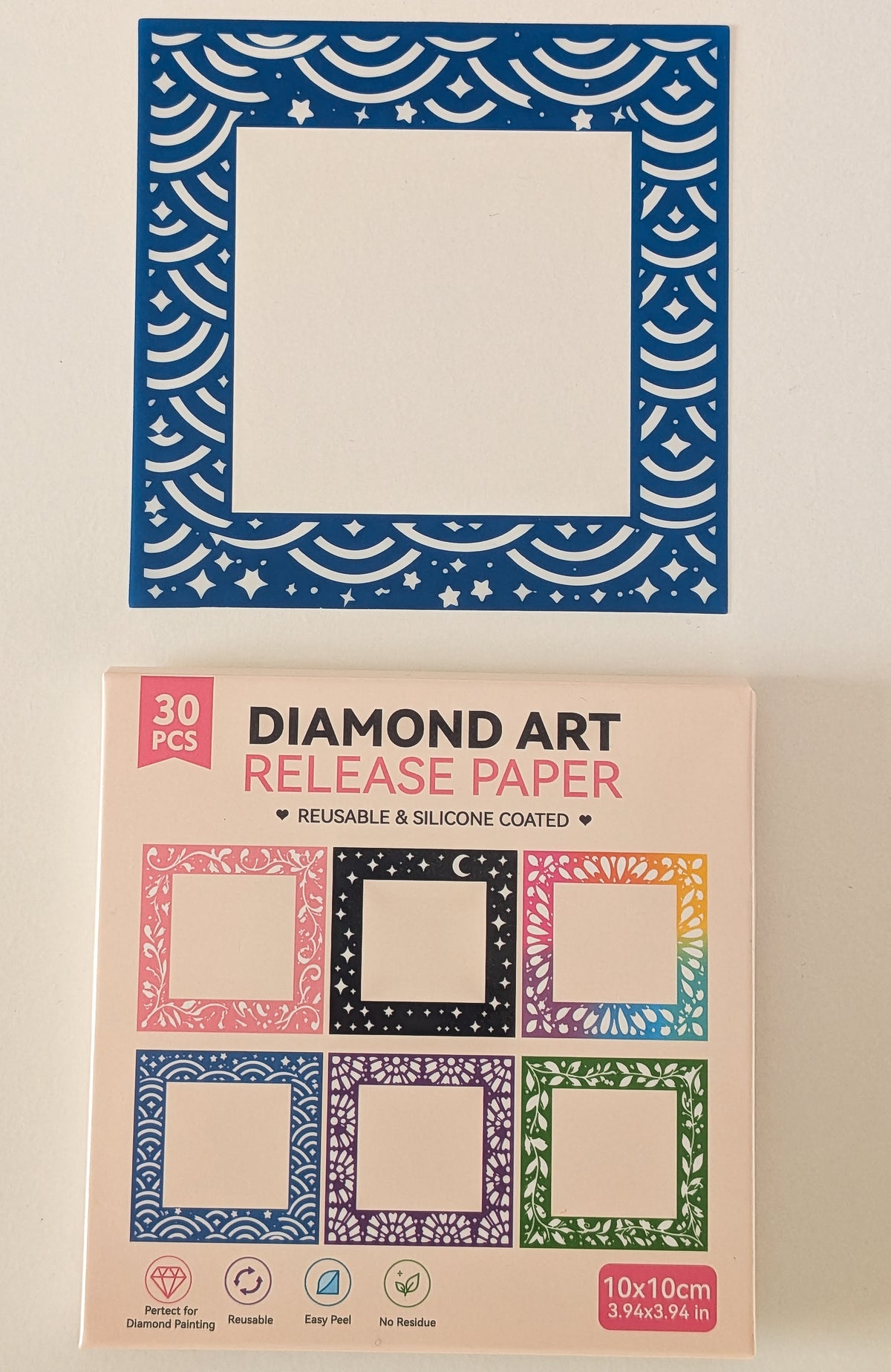 Diamond Painting "Cover Paper blau" Z41
