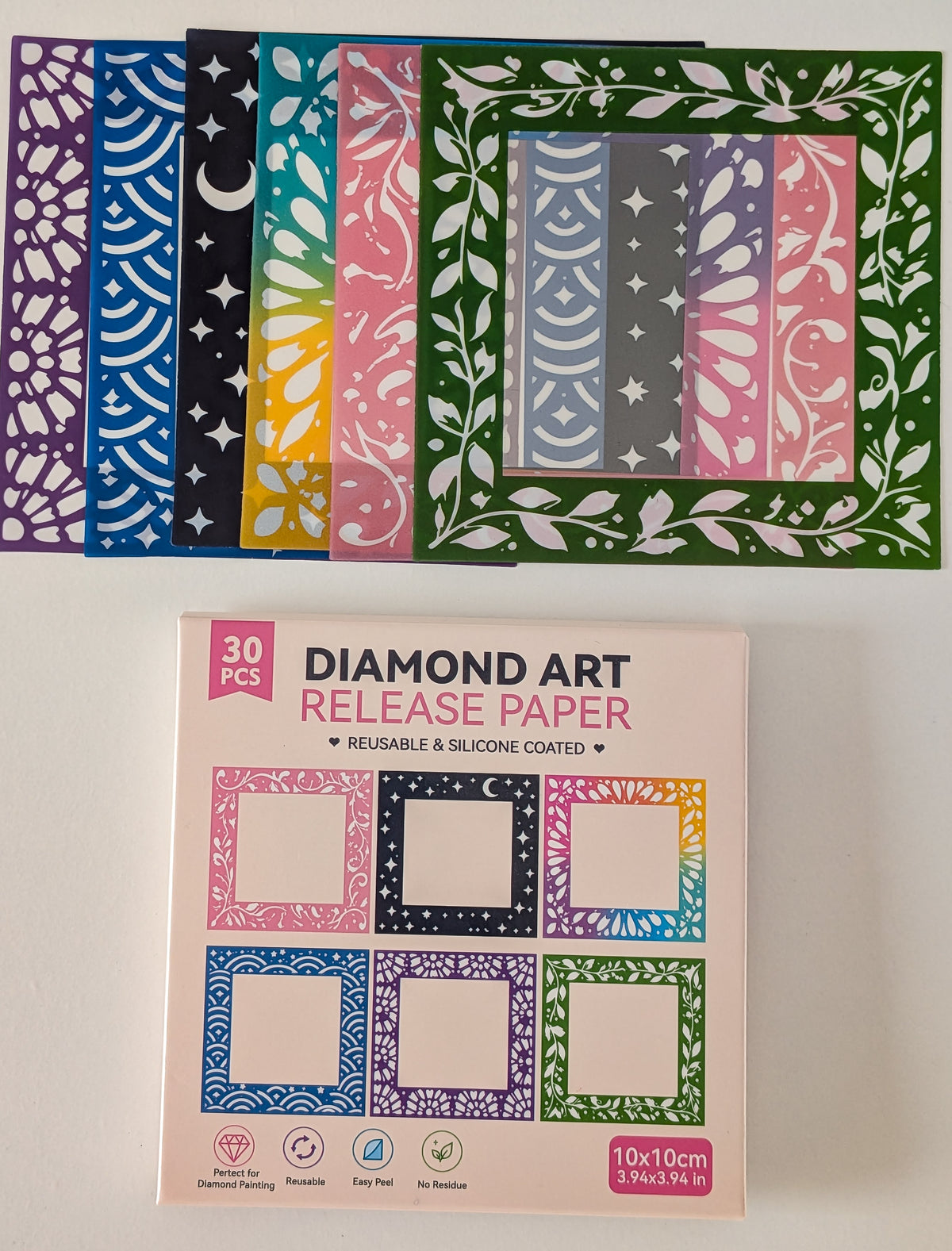 Diamond Painting "Cover Paper verschiedene Farben" Z43