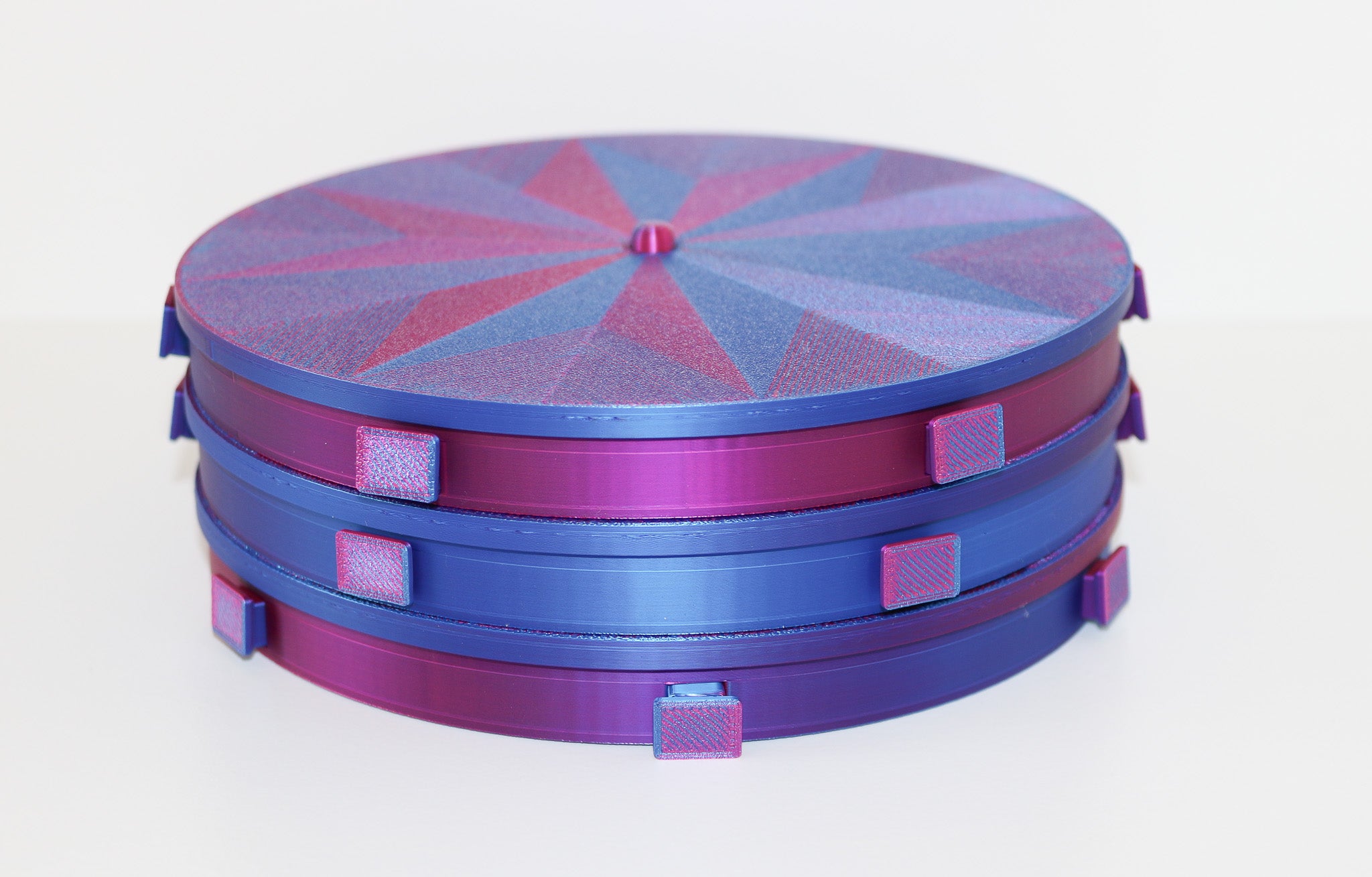 Diamond Painting" Rundes Schiffchen Blue-Purple" Zubehör